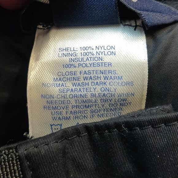 Lands End Men's Insulated Snow Ski Pants With Gaiters Black SIZE 38 T - Picture 3 of 8